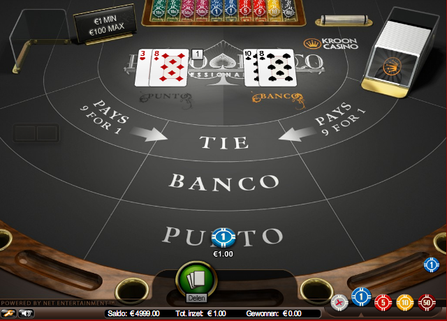 Spelregels punto banco holland casino